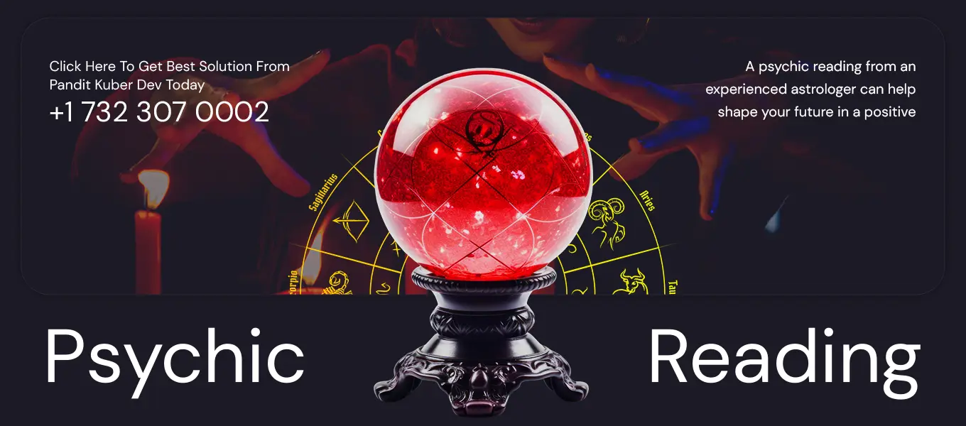 psychic reading web banner by pandit kuber dev for future and life guidance