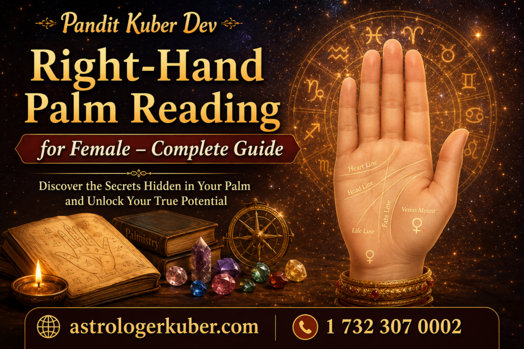 Right-Hand Palm Reading for Female