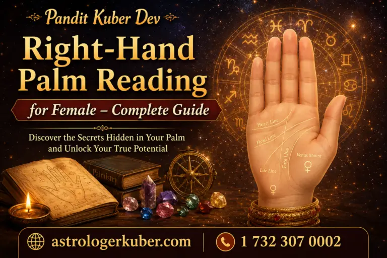 Right-Hand Palm Reading for Female