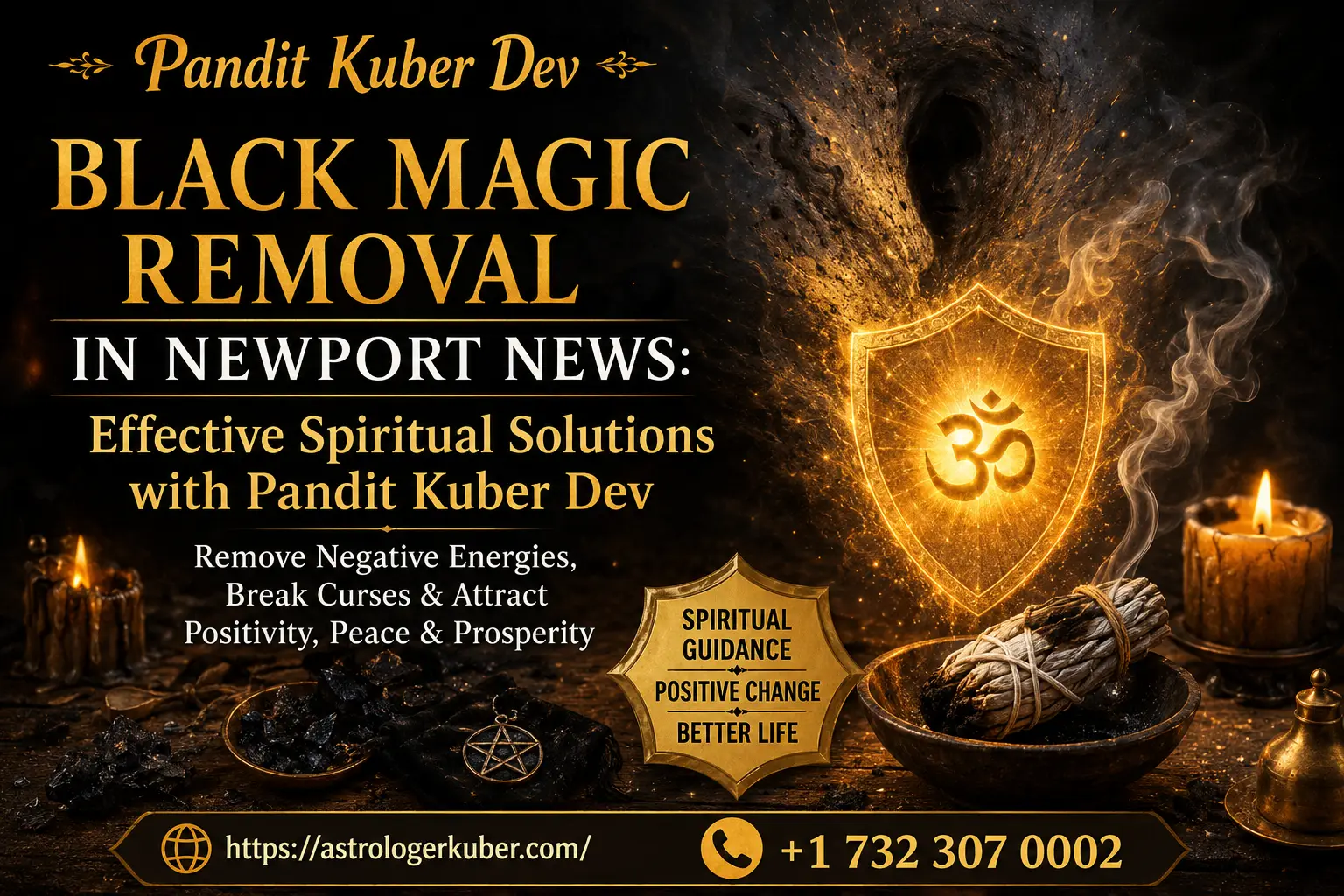 Black Magic Removal in Newport News: Effective Spiritual Solutions with Pandit Kuber Dev