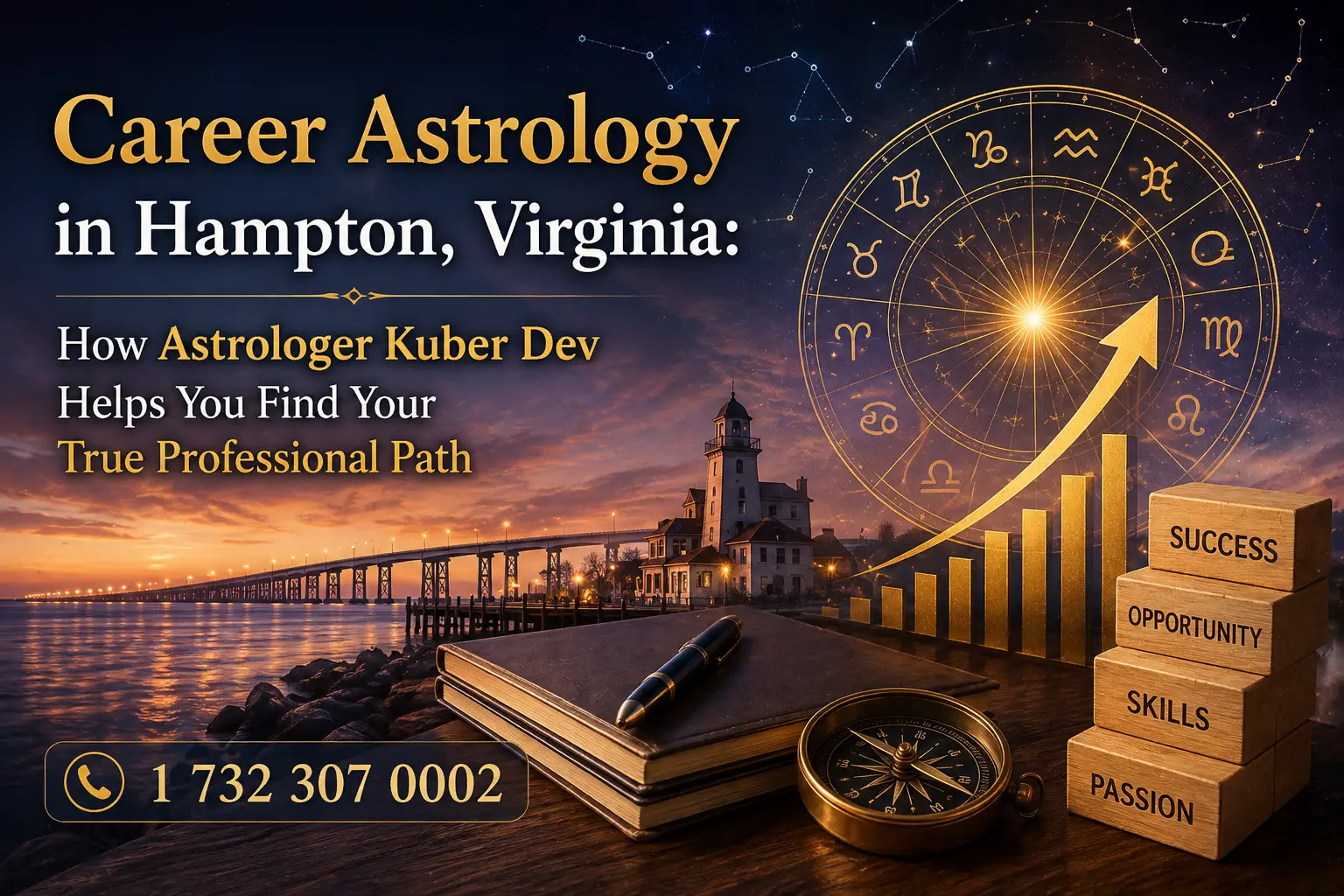 Career Astrology in Hampton, Virginia: How Astrologer Kuber Dev Helps You Find Your True Professional Path